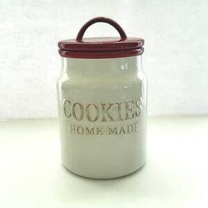 Martha Stewart Collection Holiday Homemade Cookies Jar 10x6
